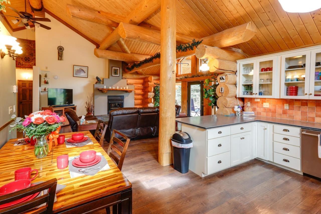 Riverside Log Cabin On-Site Aurora Viewing! North Pole Екстериор снимка