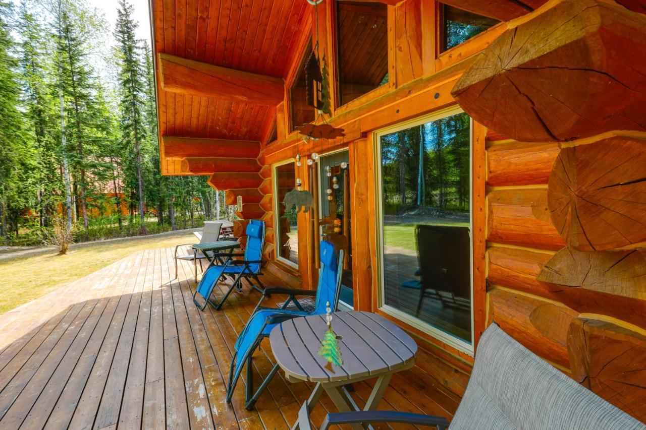Riverside Log Cabin On-Site Aurora Viewing! North Pole Екстериор снимка