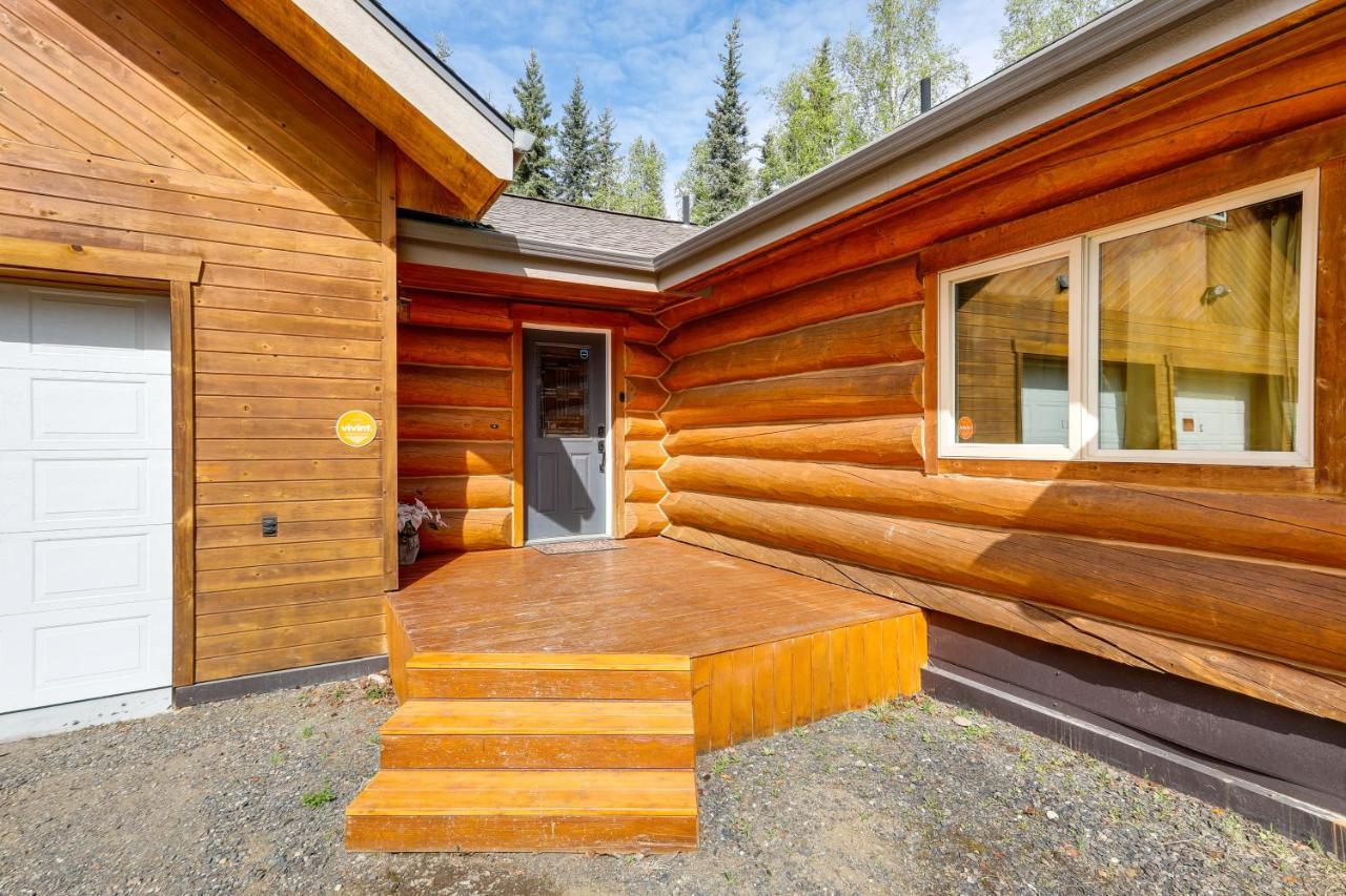 Riverside Log Cabin On-Site Aurora Viewing! North Pole Екстериор снимка