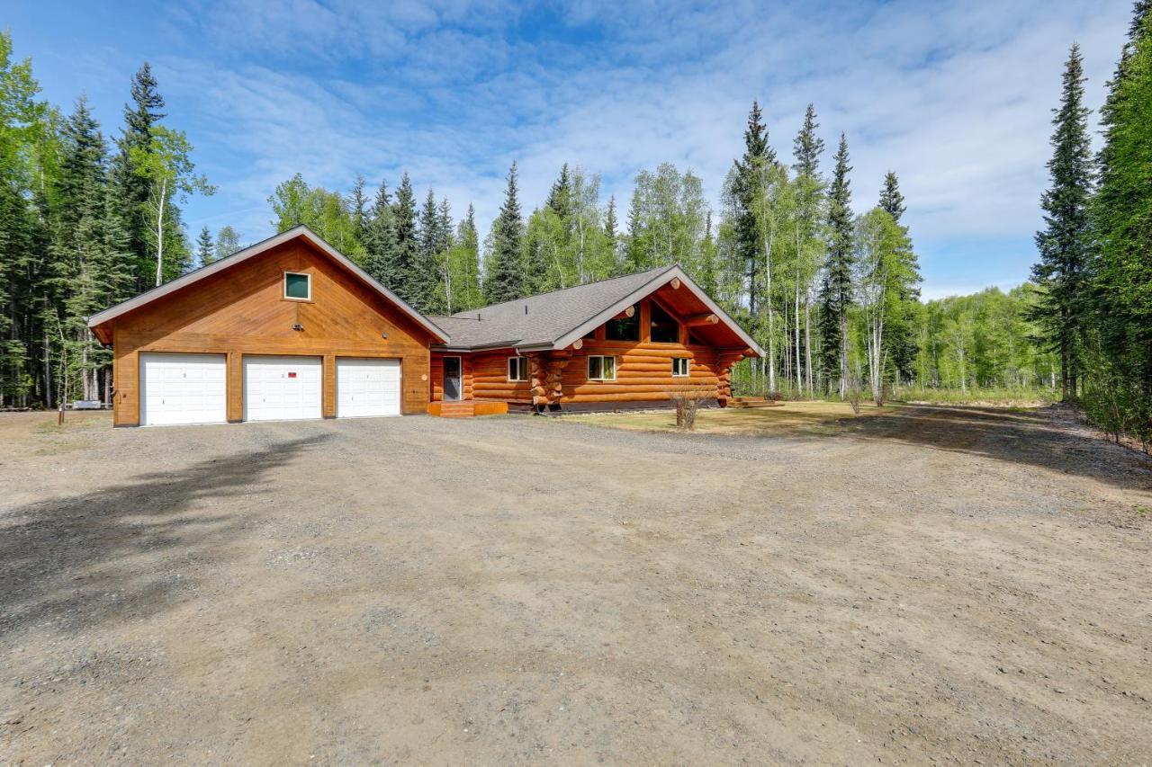 Riverside Log Cabin On-Site Aurora Viewing! North Pole Екстериор снимка