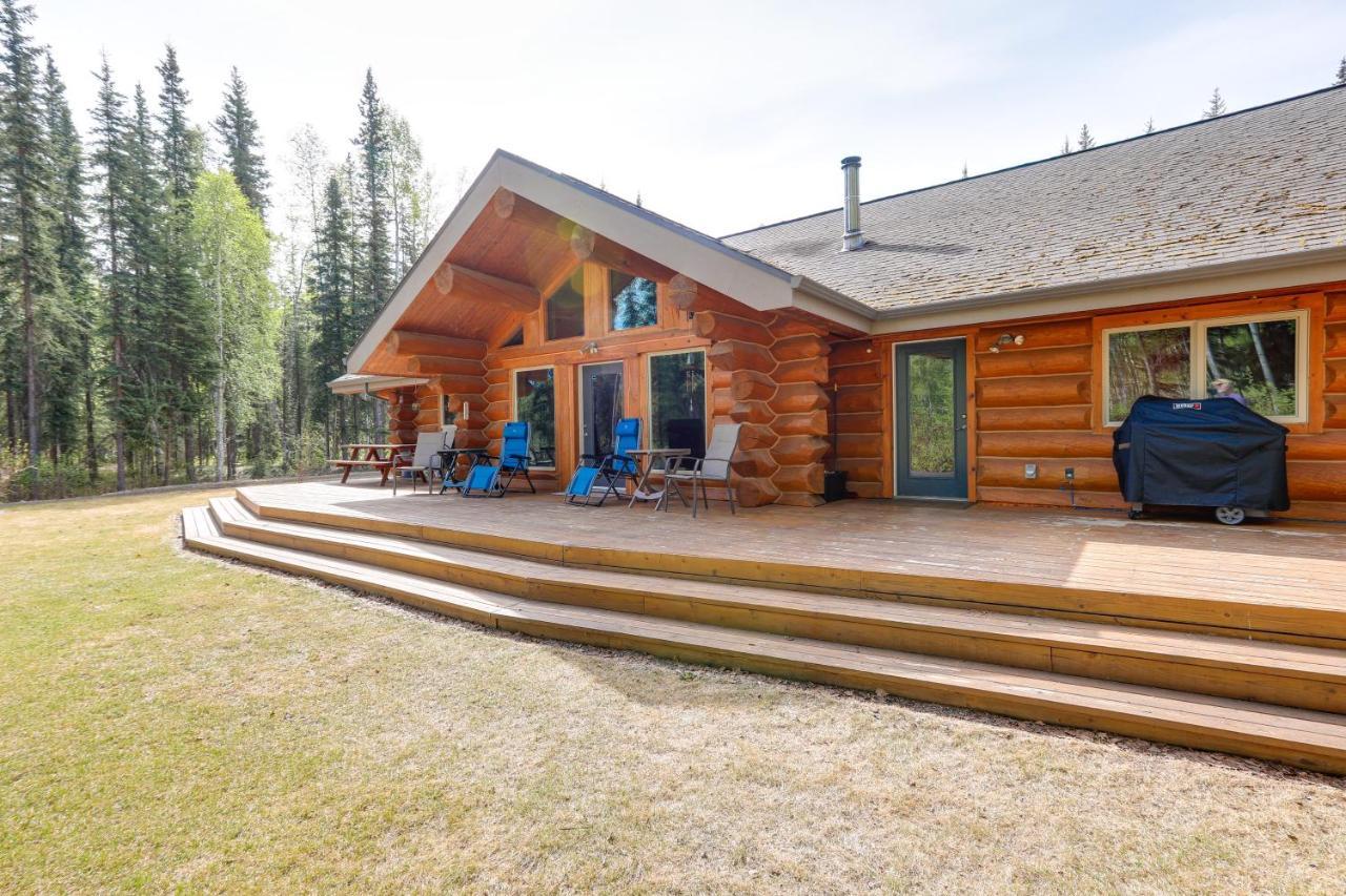 Riverside Log Cabin On-Site Aurora Viewing! North Pole Екстериор снимка