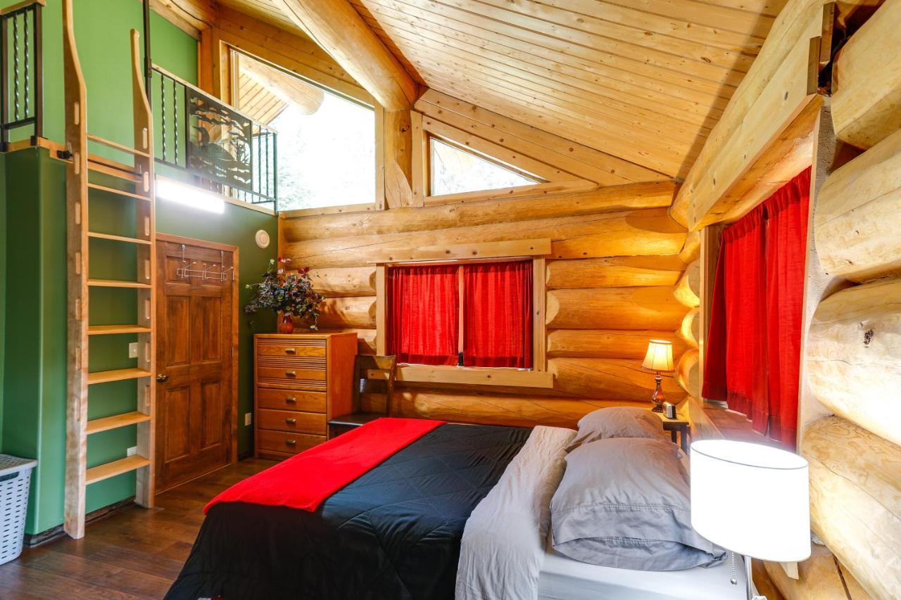 Riverside Log Cabin On-Site Aurora Viewing! North Pole Екстериор снимка